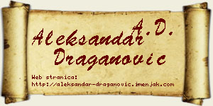 Aleksandar Draganović vizit kartica